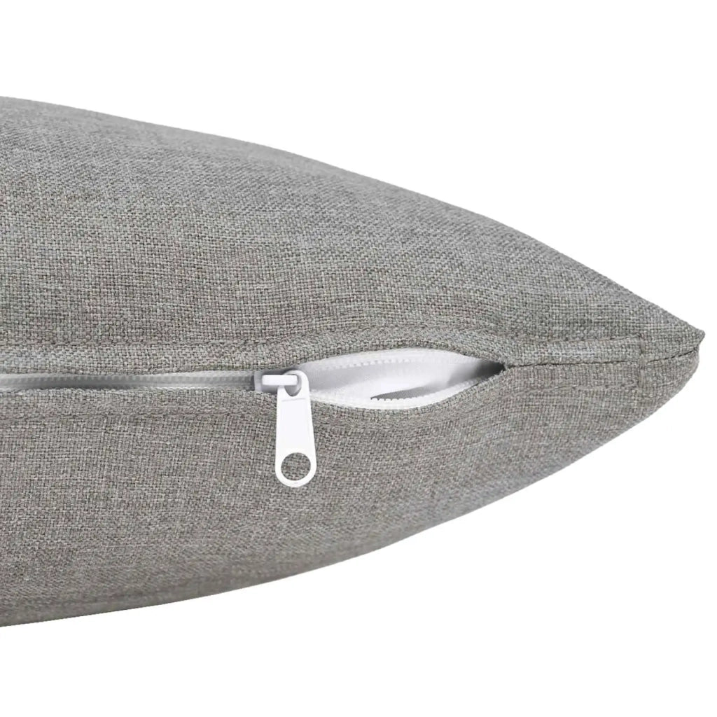 Federa 6 pz HEERLEN Grigio Nuvola 50 x 75 cm Tessuto 911558