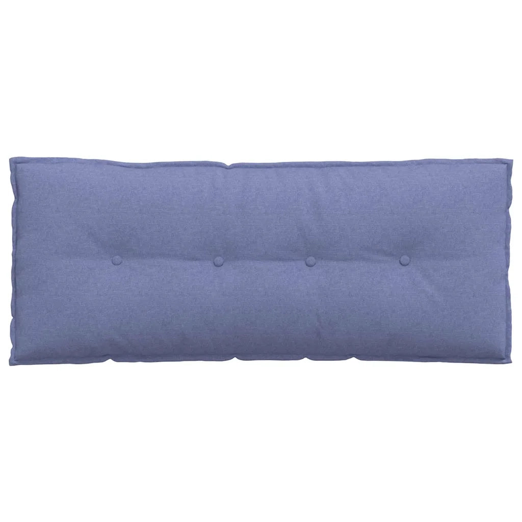 Cuscino per Schiena | Cuscino dorsale Blu jeans 120 x 19 x 50 cm Tessuto