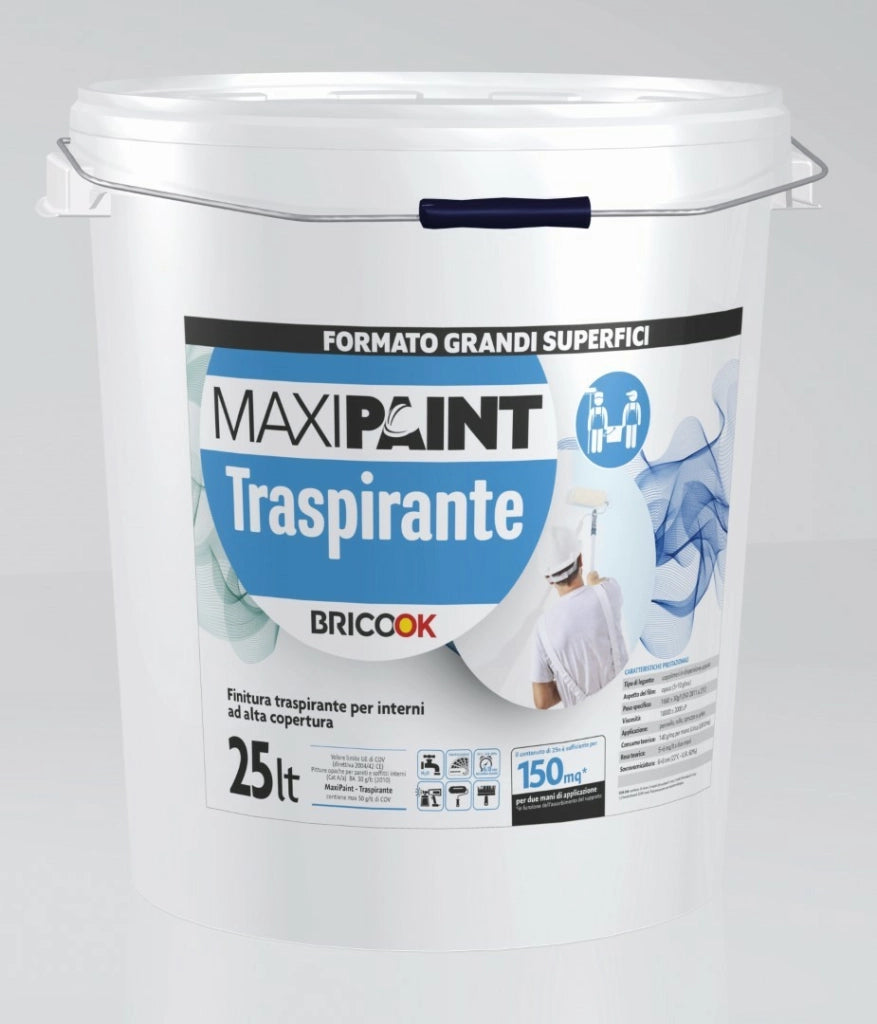 Pittura Murale Traspirante Maxipaint 25 Litri Cipir - Cipir