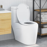 Sedile del Water con Chiusura Morbida Duroplast Bianco
