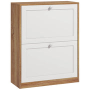Armadio per scarpe 12 paia ¨C zephmum ¨C bianco 60x24.5x75.5cm