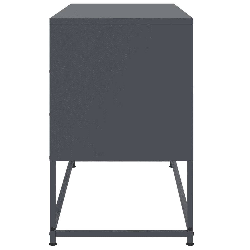 Mobile TV Antracite 100,5x39x60,5 cm in Acciaio 846478