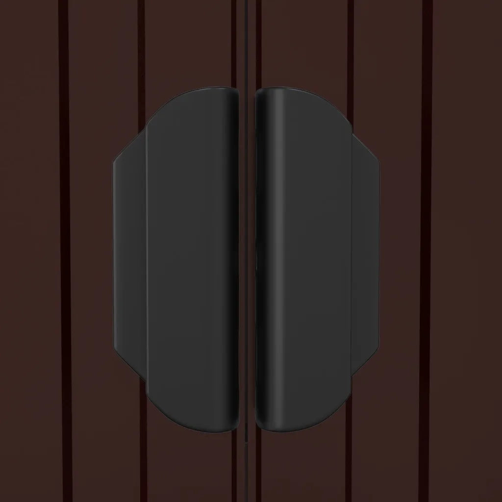 Capanno da Giardino Marrone Scuro 192x191x223cm Acciaio Zincato cod mxl 49092