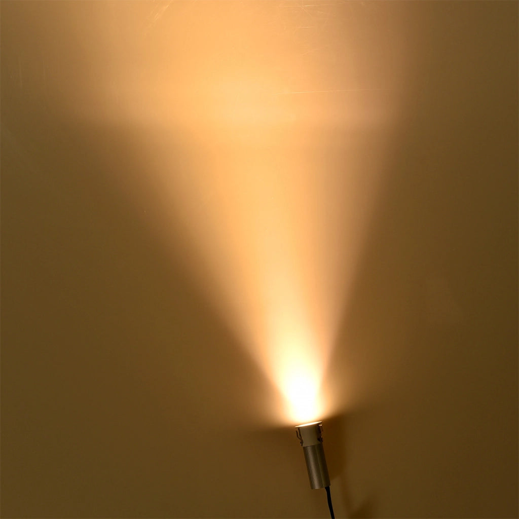 FARETTO LED DA INCASSO 3W LUCE CALDA 3000K° - ILLUMINAZIONE AD ALTA EFFICIENZA PER INTERNI IN ALLUMINIO BIANCO E ARGENTO