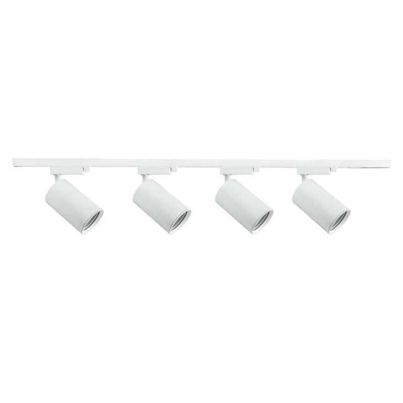 Kit binario bianco X-Line monofase 4 faretti GU10 2x1m DPM