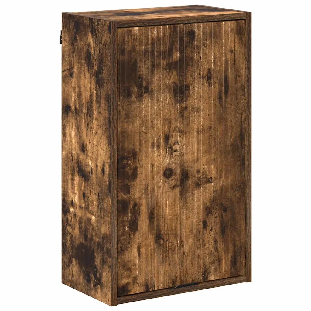 Set di mobili per il bagno con cassetto con porta Rovere fumé 3393118