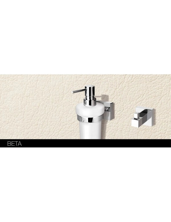 Gancio quadrato BETA in ottone cromato 5,5cmx x5,5cm x 5cm