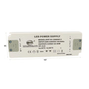 Alimentatore Trasformatore CV 60W 12V 5A Super Slim Solo 22mm Spessore