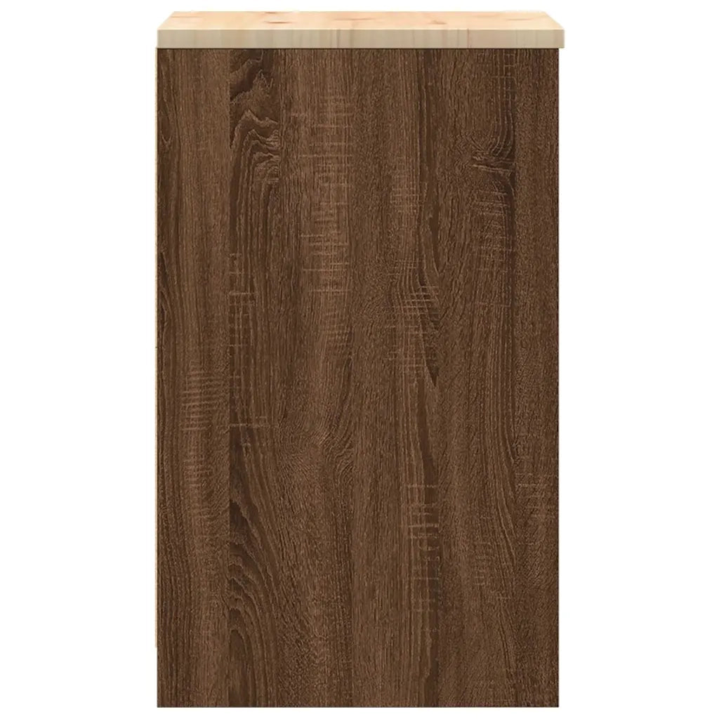 Armadietto per Garage in Rovere Marrone 40x51x85 cm 860541