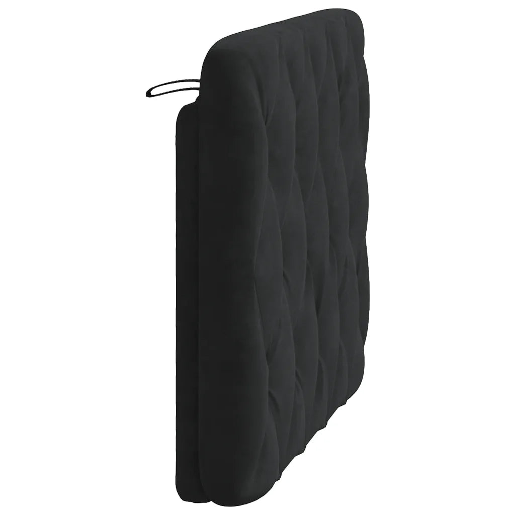 Cuscino Testiera Nero 100 cm in Velluto CFW5481265