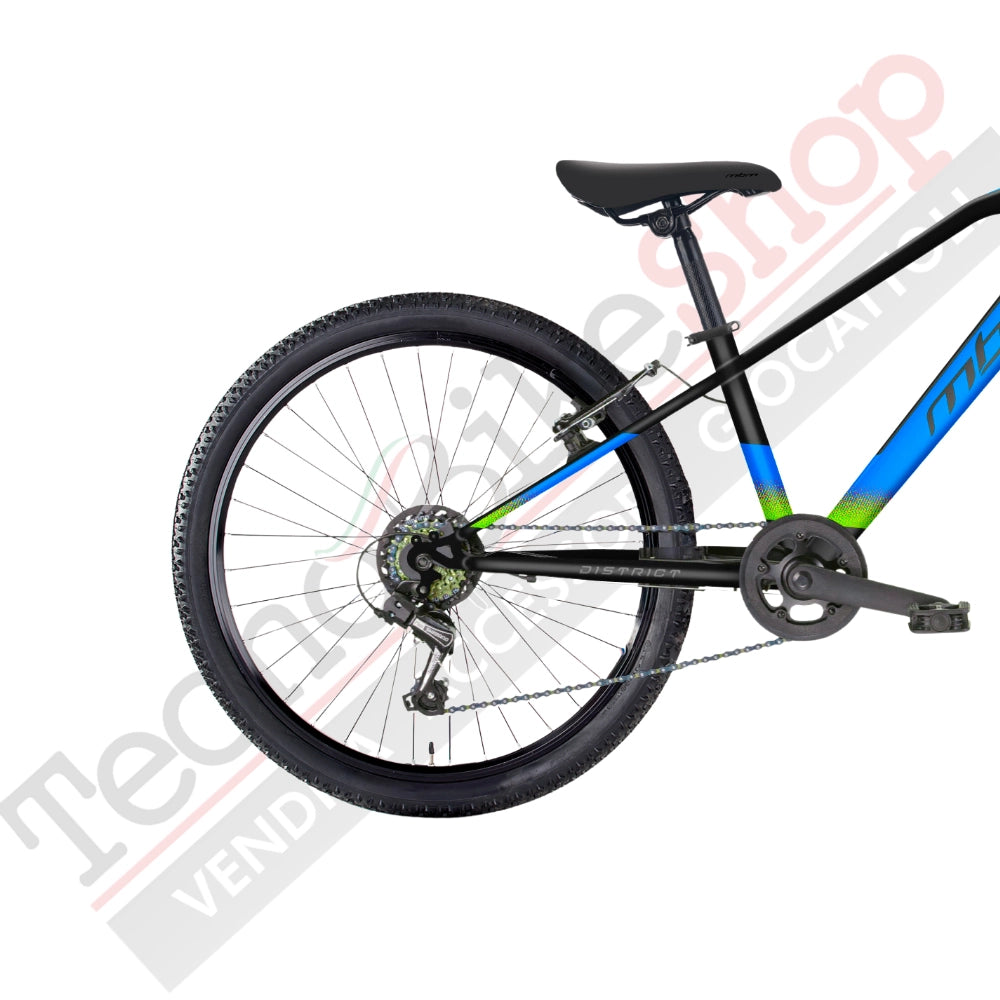 Bicicletta Bambino MTB MBM District 20" 7 Velocità-Blu
