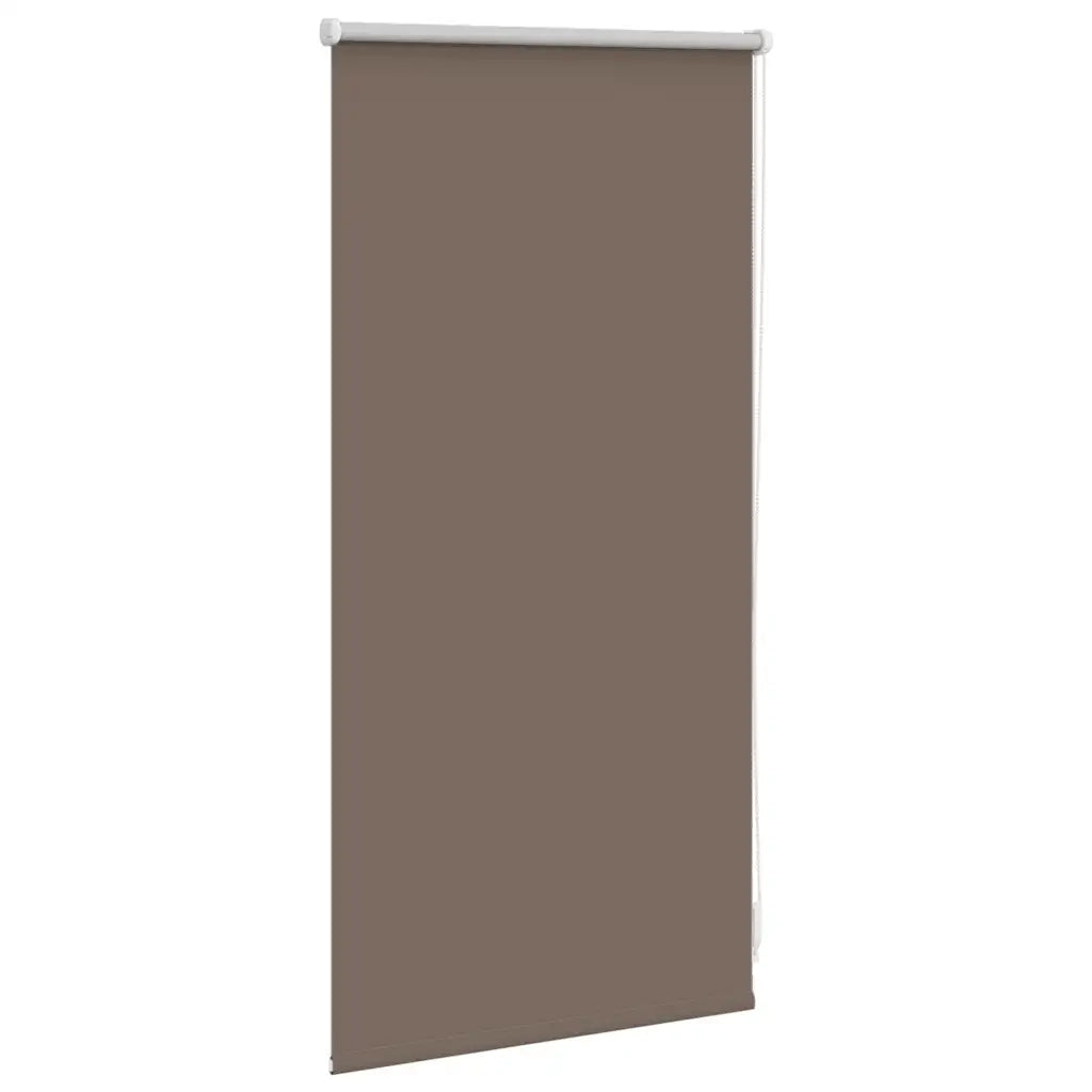 Tenda a rullo oscurante 44,4x100 cm Tessuto Larghezza 40 cm Caffè 240735
