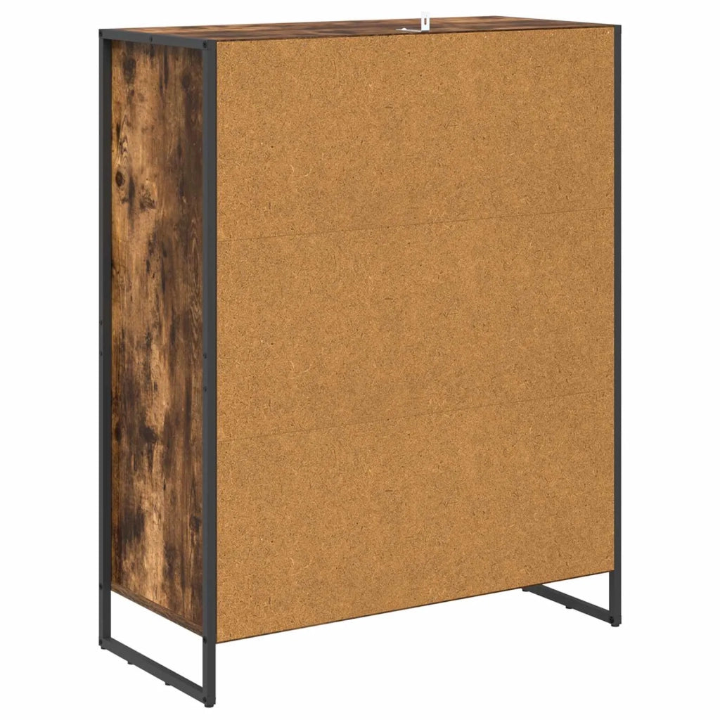 Mobile per scarpe con porta Quercia Fumosa 79 x 36 x 100 cm 886464
