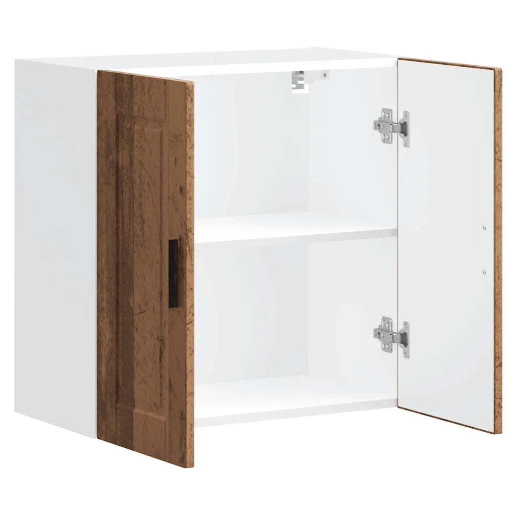 vidaXL Pensile da Cucina Porto Legno Vecchio in Legno Multistrato
