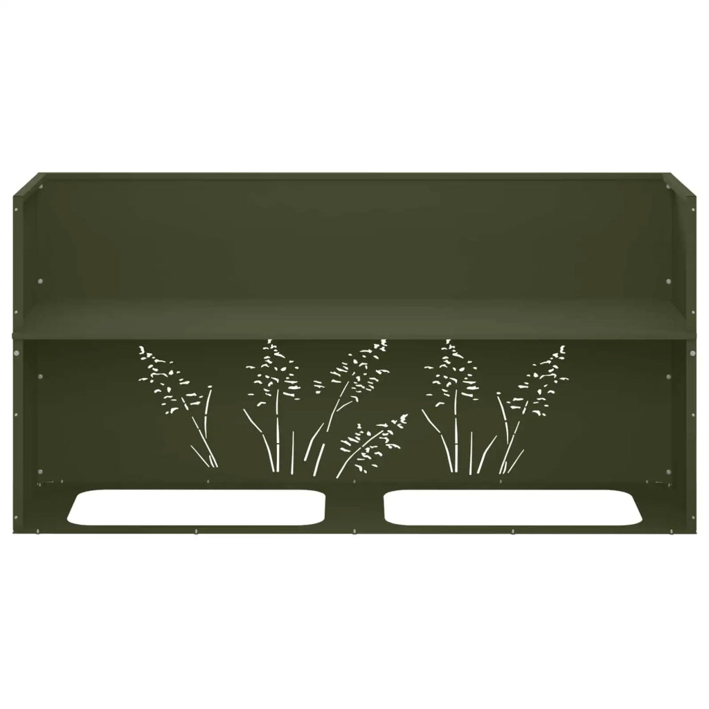 Vaso da giardino Verde Oliva 100 x 30 x 49 cm 8005868