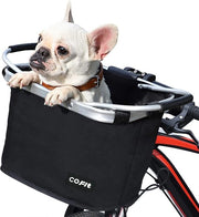 Fietsmand Opvougbile Multifunzionale da Cane, da Città, da Campeggio, da Casa e da Giardino, Nero
