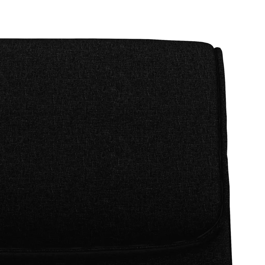 Panca Nera 100x64x80 cm in Tessuto 351353