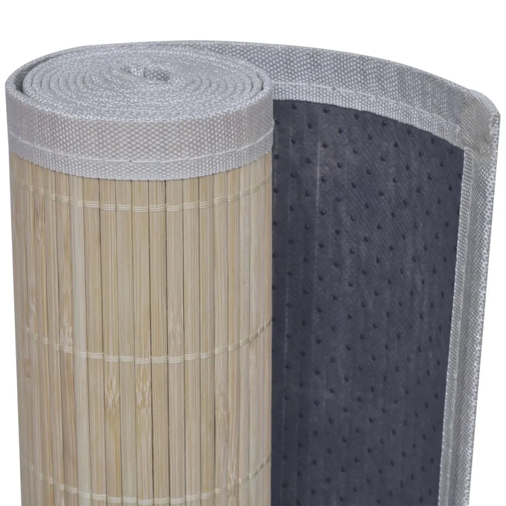 Tappeti Rettangolari in BambÃ¹ Naturale 2 pz 120x180 cm cod mxl 72880