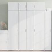 Credenza Bianca 70x42,5x185 cm in Legno Ingegnerizzato 3281420