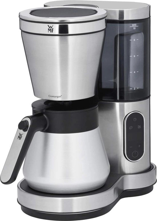 Filtro caffè elettrico con termos per 8 tazze – 800 W, serbatoio acqua rimovibile, display touch e arresto gocce