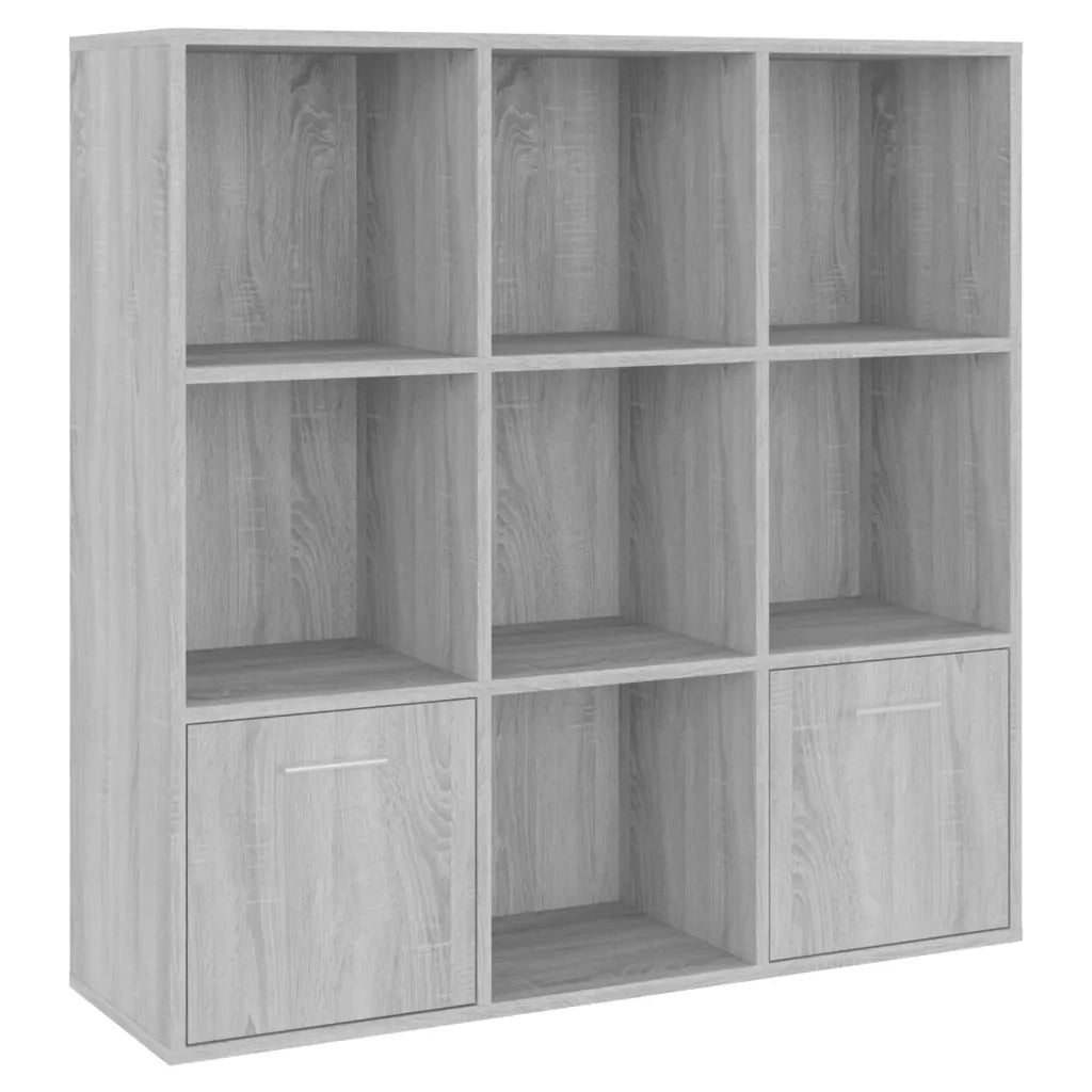 Libreria Grigio Sonoma 98x30x98 cm 815448