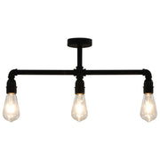 Lampadario Nero per 3 Lampadine E27 CFW6065806