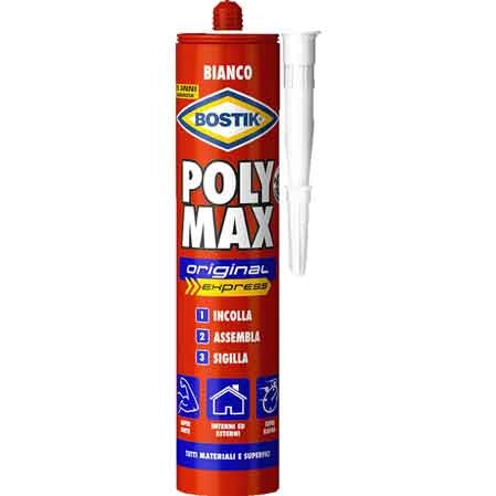 SIGILLANTE 'POLY MAX ORIGINAL EXPRESS' BOSTIK 425 gr - Bianco - BOSTIK