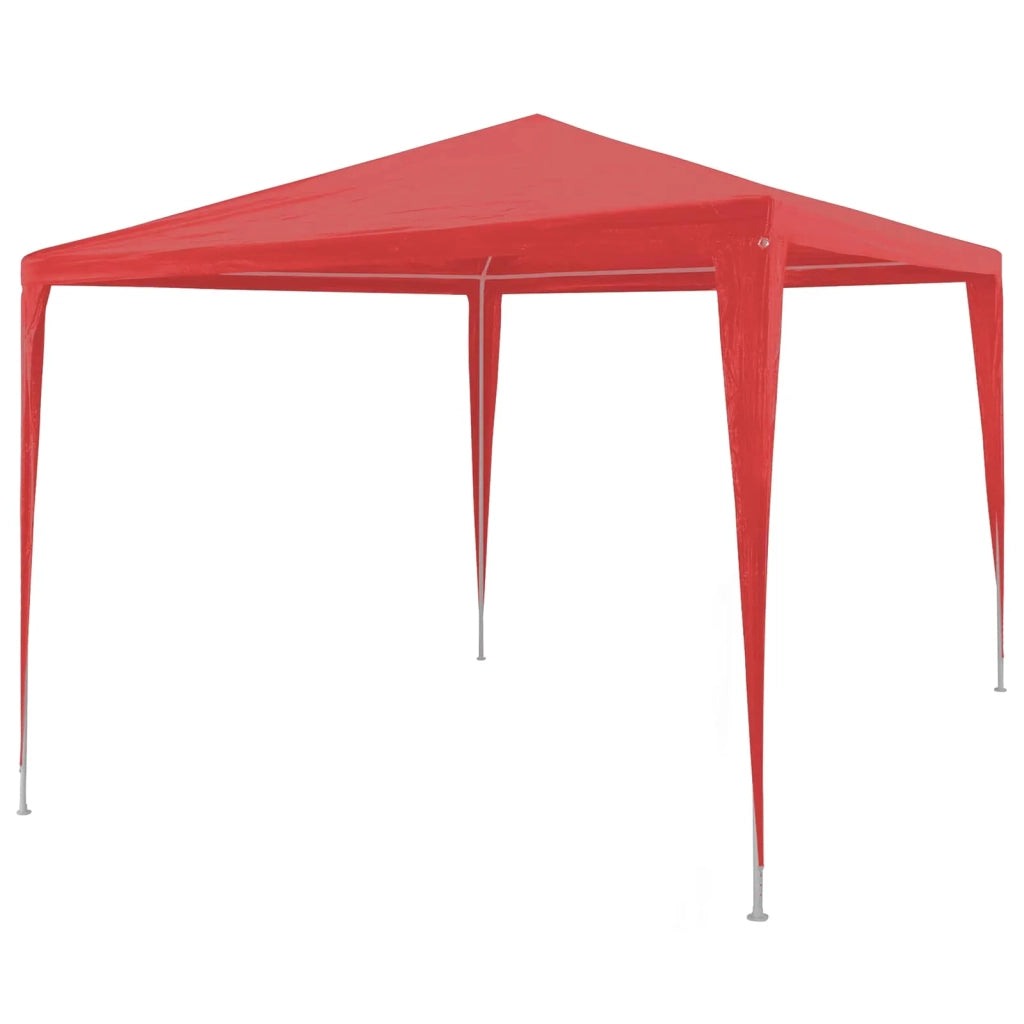 Tenda Party Rosso 300 x 300 x 255 cm PE e Acciaio 42032988