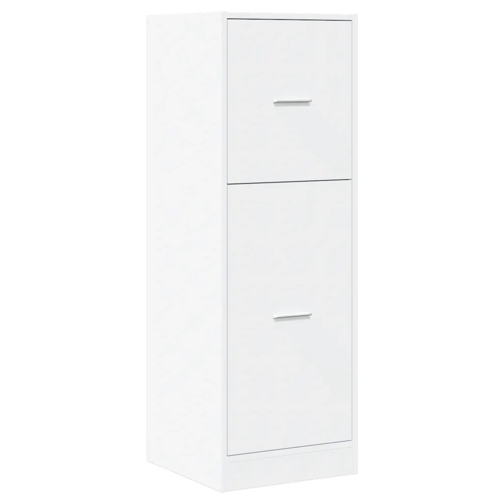 Armadietto da Farmacia Bianco 40x41x118 cm in Truciolato