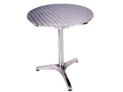 TAVOLO TONDO ONE TOP IN ALLUMINIO  ø cm.60x70h.    VETTE