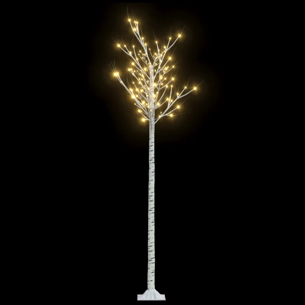 Albero Natale 200 LED-Albero Natalizio-Decorazioni natalizie 2,2 m Salice Bianco Caldo Interno Esterno