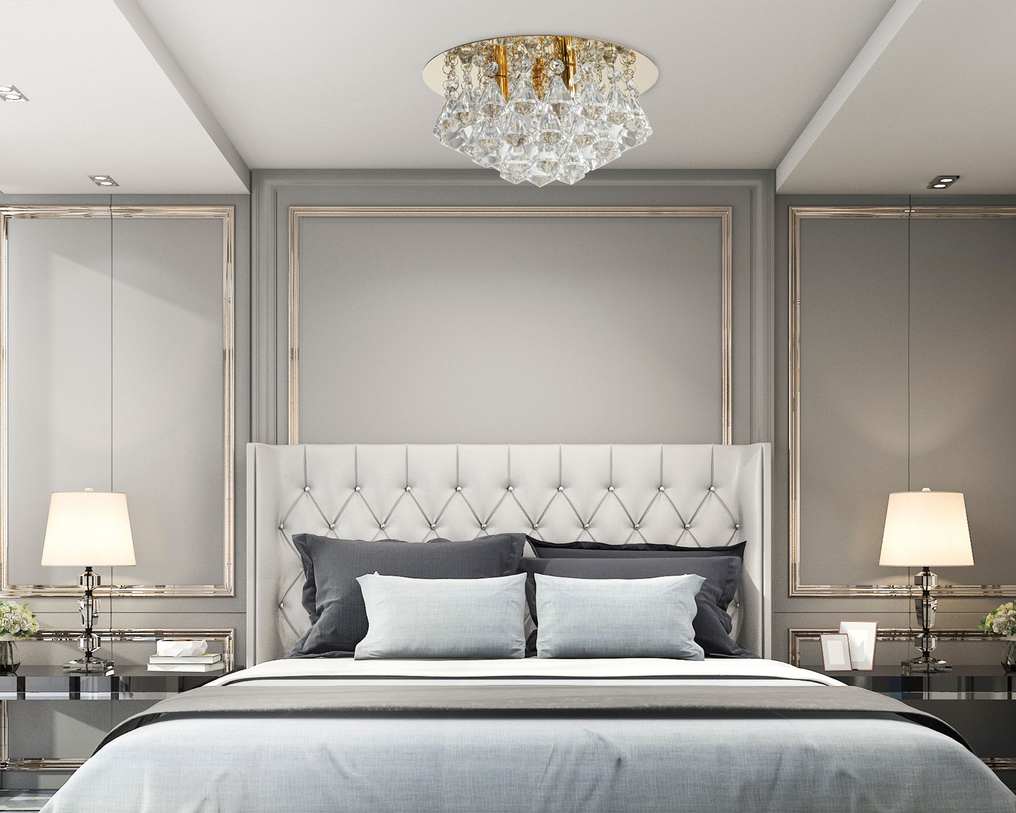 Lampada Da Soffitto APP780-7C Gold