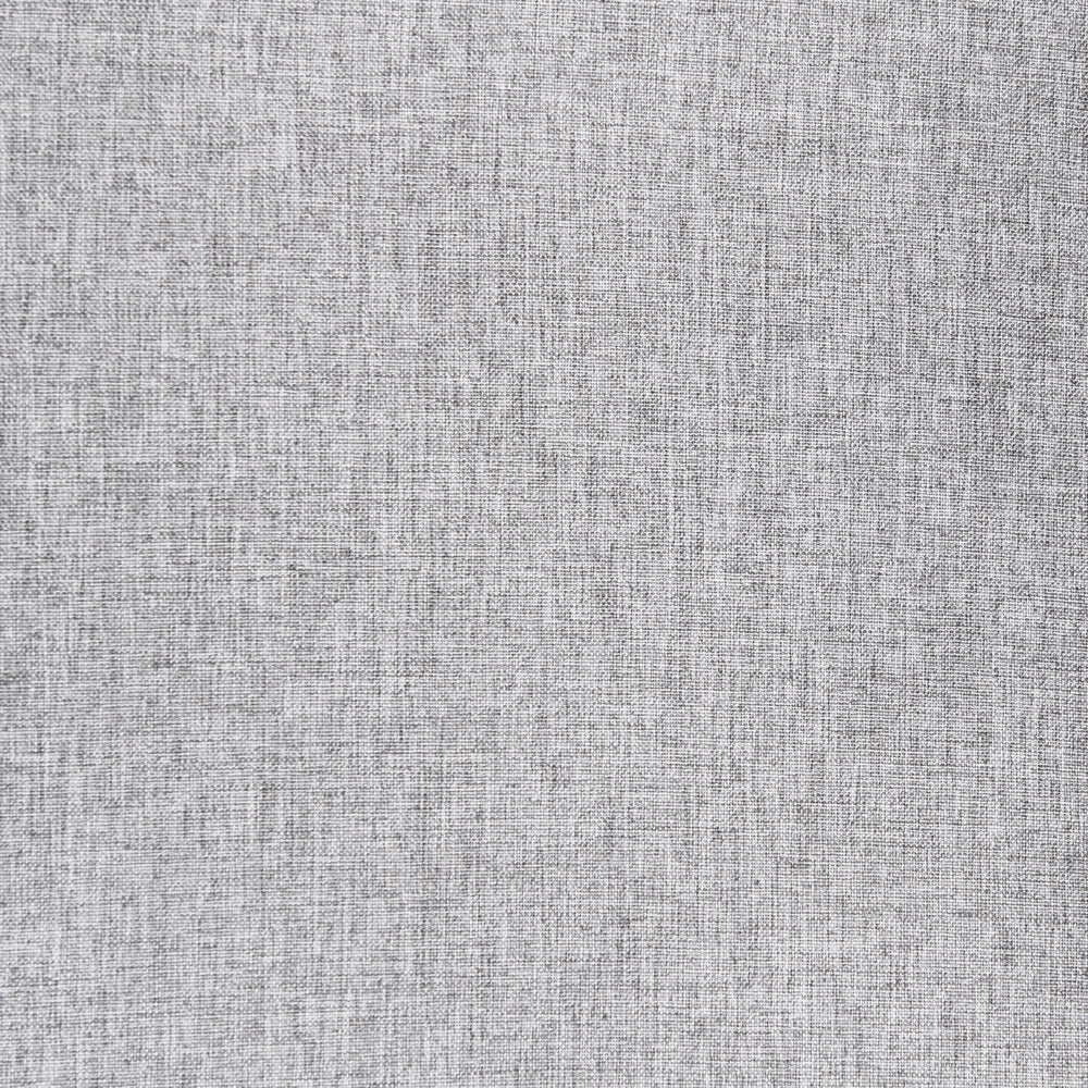 Set di 2 sedie da pranzo con imbottitura in tessuto grigio Seduta da pranzo dal design moderno e contemporaneo