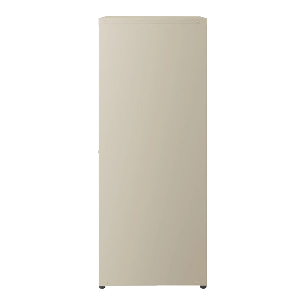 Armadio a Colonna Burlöv in Metallo Mobile per Archivio 88 x 40 x 35 cm Color Cammello [en.casa]
