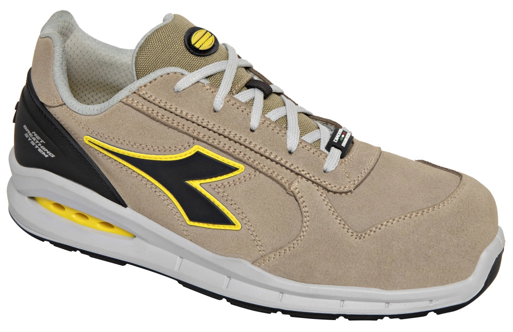 Diadora SCARPE ANTINFORTUNISTICA BASSE S3 SRC RUN NET AIRBOX LOW Col. Beige Mis. 41