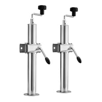 Supporto per rimorchio 2 pezzi altezza regolabile 510-760mm con 2 morsetti Ø48mm