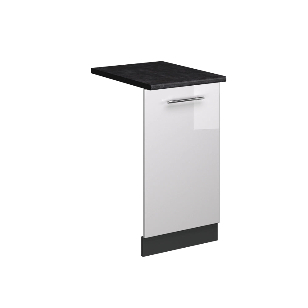 Vicco Pannello frontale della lavastoviglie Bianco lucido 45 cm , PL Antracite