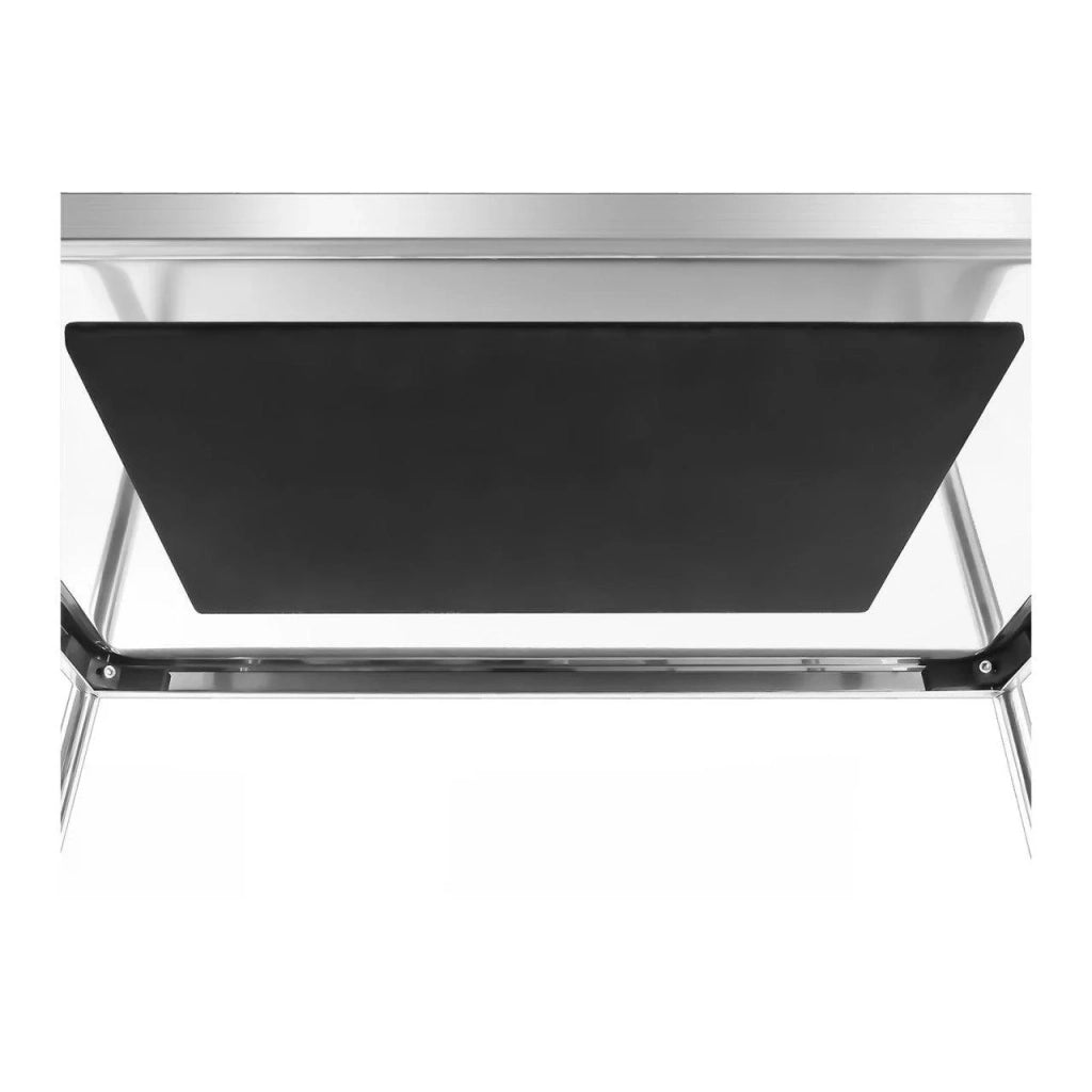 Carrello di servizio in acciaio inox - 3 ripiani - fino a 150 kg 14_0000949