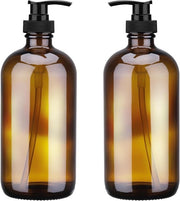 Due dispenser per zeppa di gomma da 500 ml - Dispensatore navicellabile per shampoo e doccia con pompa a compressione - Osservatorio per sapone liquido per bagno e cucina.