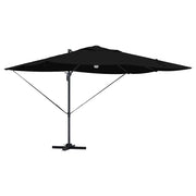 Ombrello | Parasolne Nero 351 x 250 x 253 cm Poliestere e Alluminio