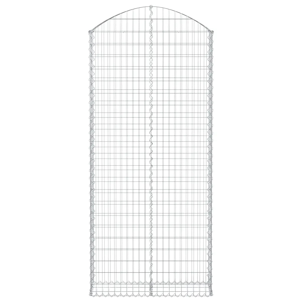 Cesto Gabbione ad Arco 100x30x220/240 cm Ferro Zincatocod mxl 80216