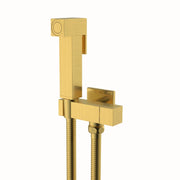 Idroscopino wc doccetta ottone portatile shutoff monogetto con leva ogomondo kit *** finitura- oro bronzato spazzolat...