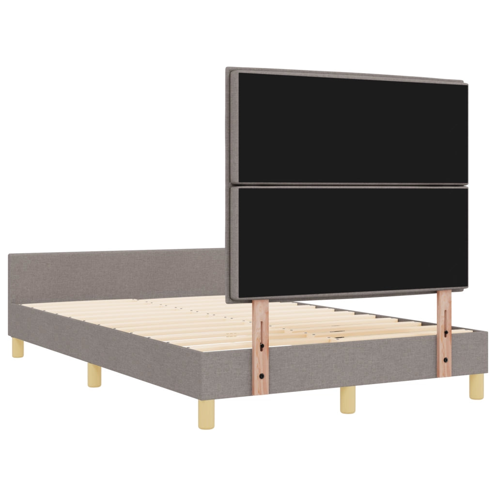 Letto in Tessuto Tortora  140x190 cm