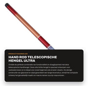 Manubrio Telescopico - Ultra Leggero - Acqua Fresca - Visorifinitura Dura - Manubrio Fissato - Peso 1,8 oz - Manubrio per Pesci