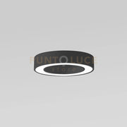 FLOR P/P - PLAFONIERA COLORE NERO A LED 3000K 2100LM 30W DIMMERABILE D.40CM