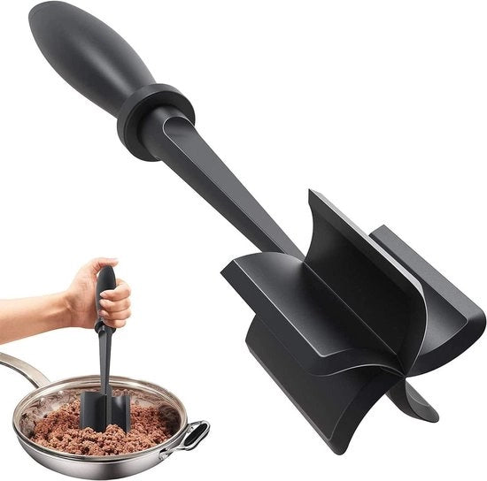 Mashiera di Carne per Hamburger - Aggiornamento del Manicotto per Carne - Smasher di Carne di Manzo - Chopper di Hamburger in Nylon - Oggetto di Utilizzo Chopper di Carne Macinata - Non Stick Mix Chopper Mix 

Modello: 
Specifica: 
Codice: