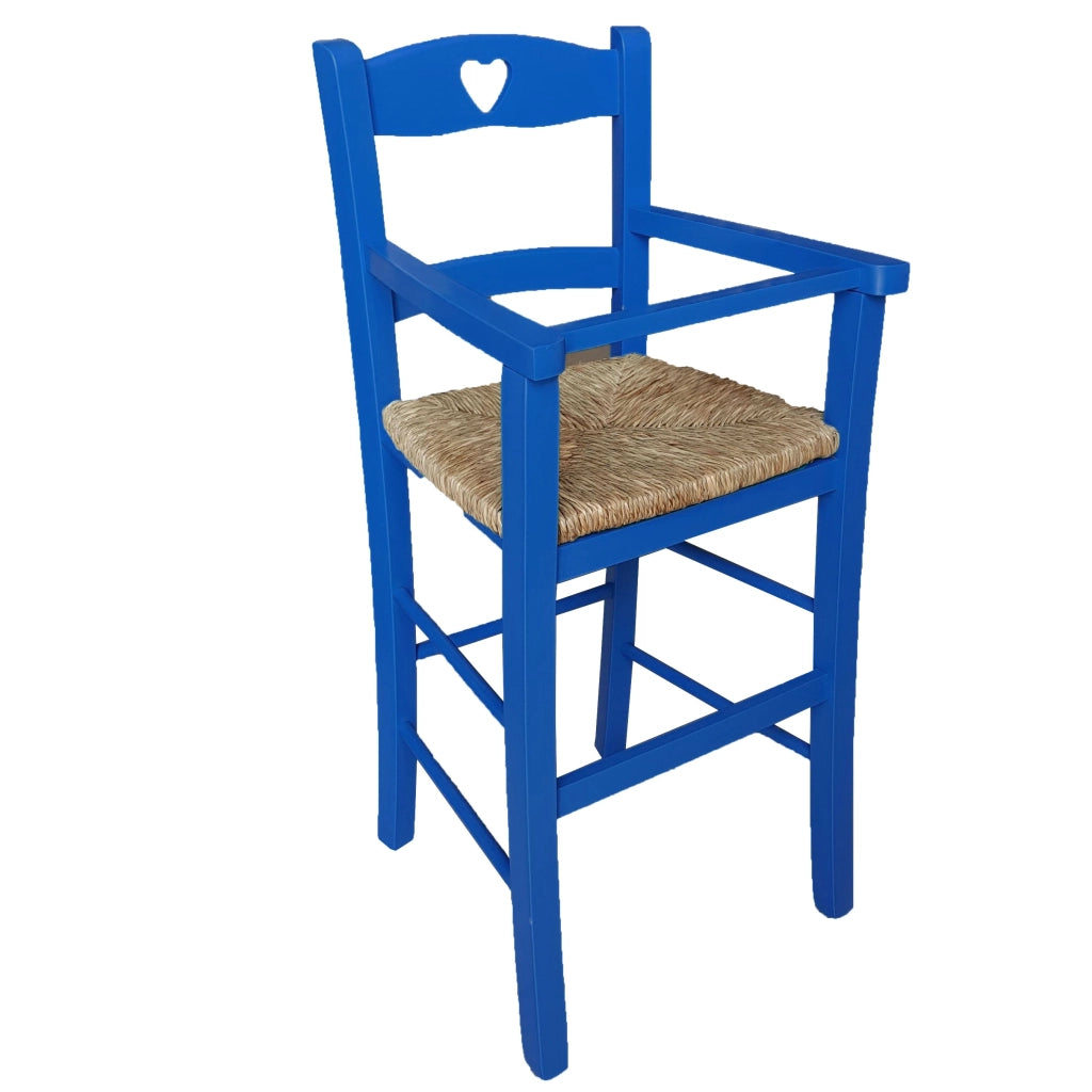 Seggiolone bimbo laccato blu