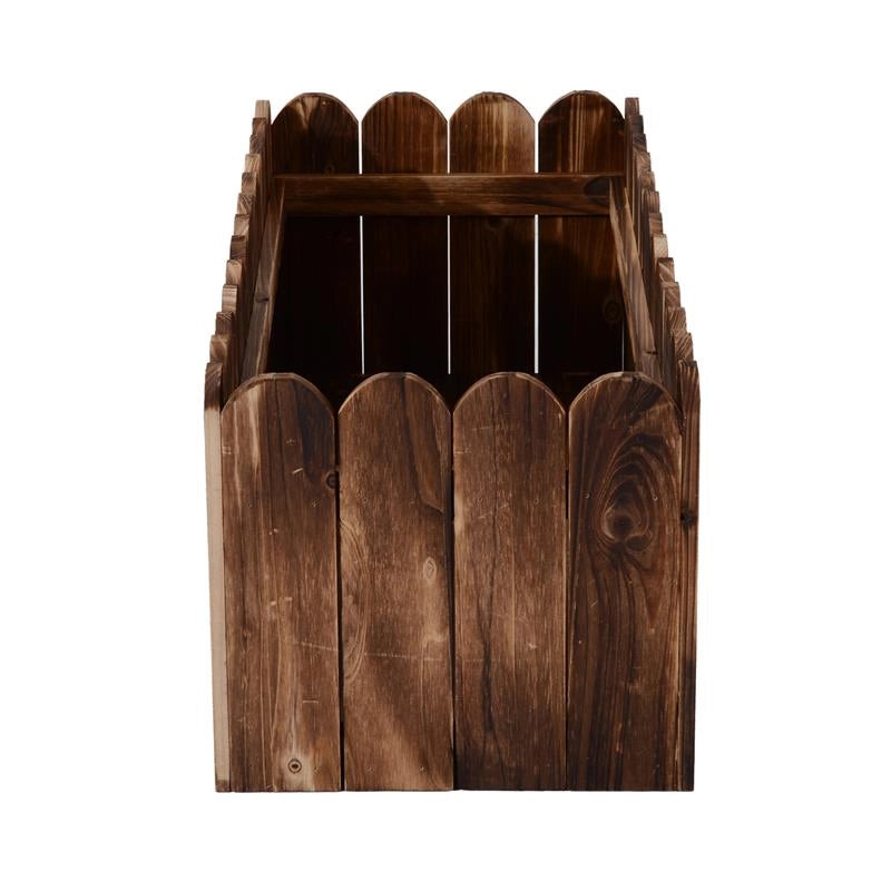 FIORIERA A BOX RETTANGOLARE PER PIANTE 80 X 33 X 30 CM IN LEGNO DI ABETE