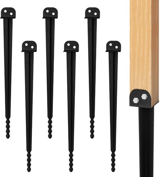 Palancolle per incastramento in legno di 700 mm, fissaggio solido per pali quadrati