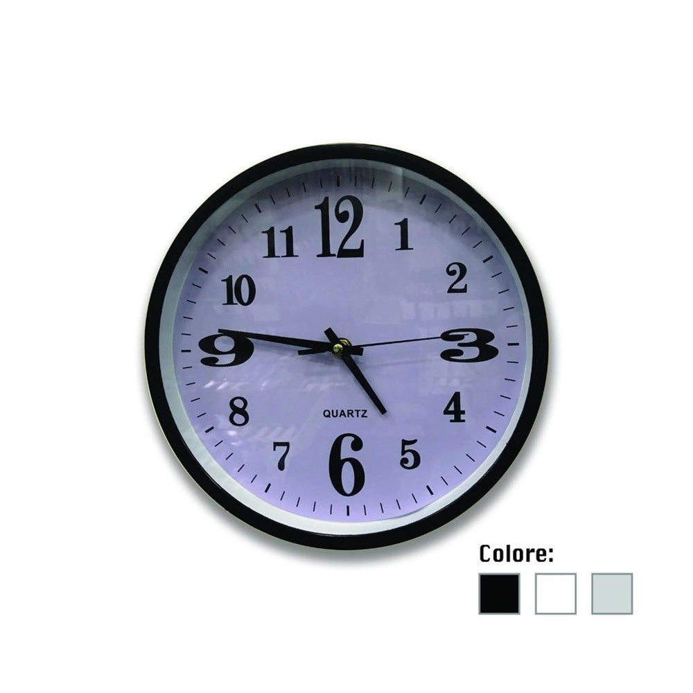 Trade Shop - Orologio Da Parete Tondo Movimento Al Quarzo Accessorio Decorazione Arredo Casa -